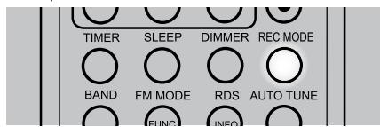 NAD C 715 DAB - SETTING THE RECORD MODE - 1