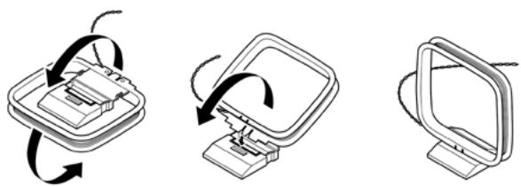 NAD C 725BEE - ASSEMBLING THE LOOP ANTENNA - 1