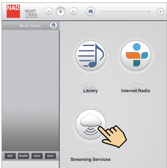 NAD M50 - STREAMING SERVICES - 1