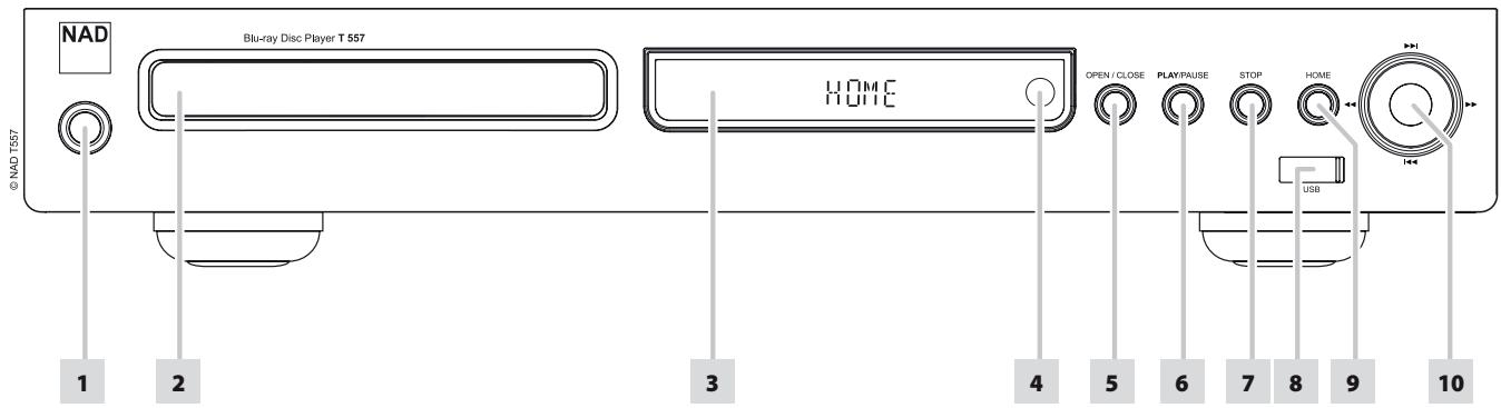 NAD T 557 - FRONT PANEL - 1