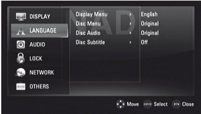 NAD T 557 - HDMI COLOR SETTING - 1