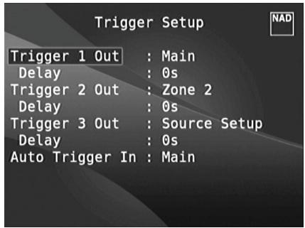 NAD T187 - TRIGGER SETUP - 1