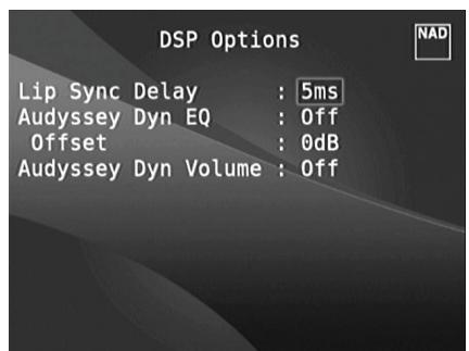 NAD T187 - SAMPLE PROCEDURE FOR SETTING UP A/V PRESETS - 2