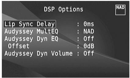NAD T187 - DSP OPTIONS - 1