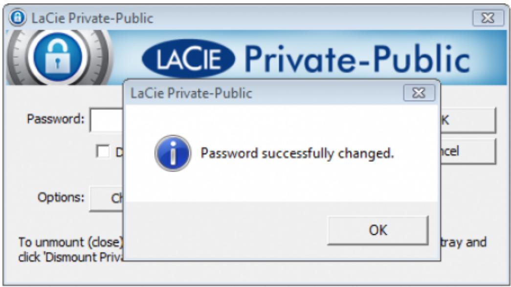 LACIE IAMAKEY - CHANGING THE LA-PRIVATE PASSWORD - 5