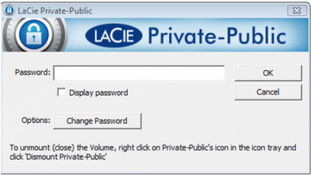 LACIE IAMAKEY - CHANGING THE LA-PRIVATE PASSWORD - 1