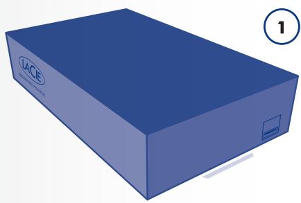 LACIE NETWORK SPACE 2 - Contenu de la boîte - 1