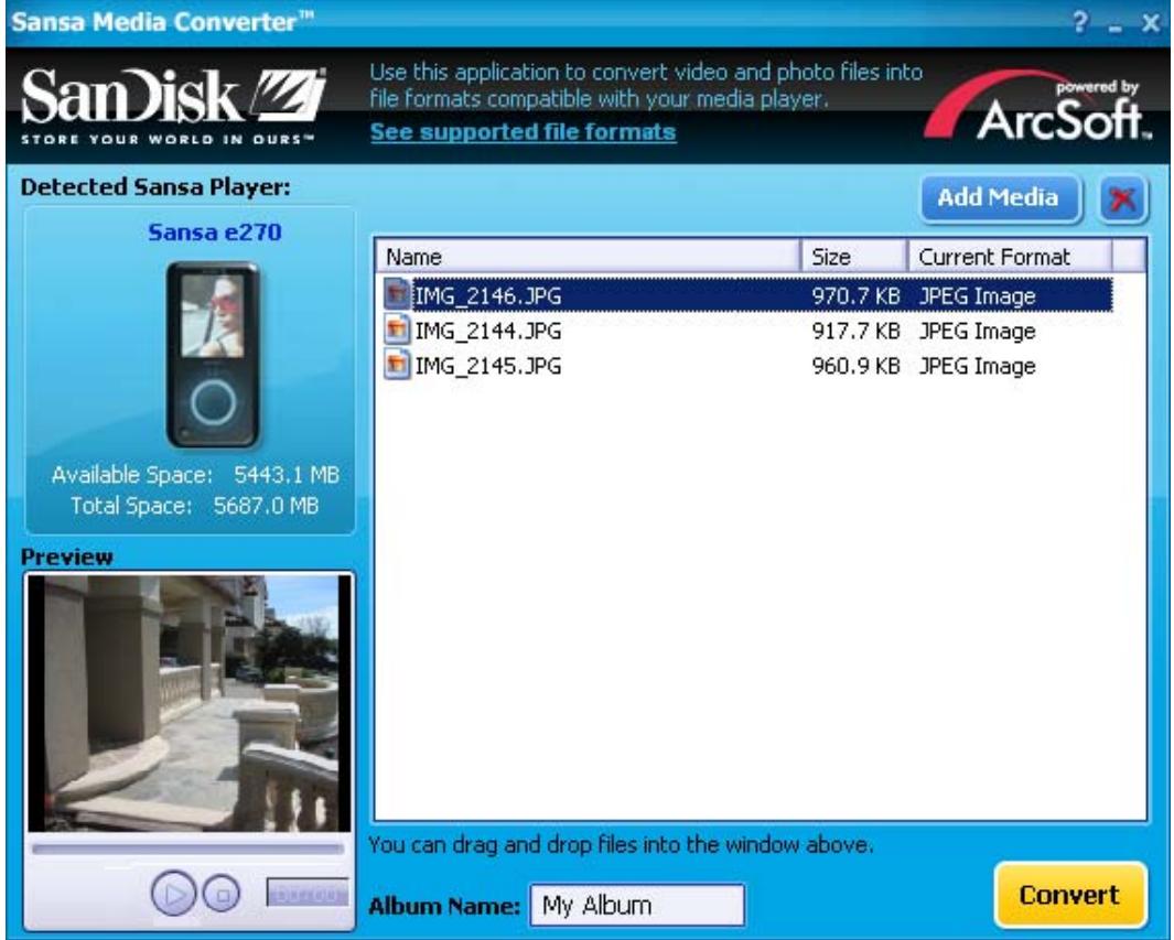 SANDISK E200 - Sansa Media Converter - 1