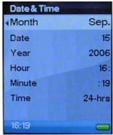 SANDISK E200 - Date & Time - 1