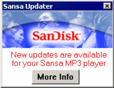 SANDISK E200 - Sansa Firmware Update Procedure: - 1