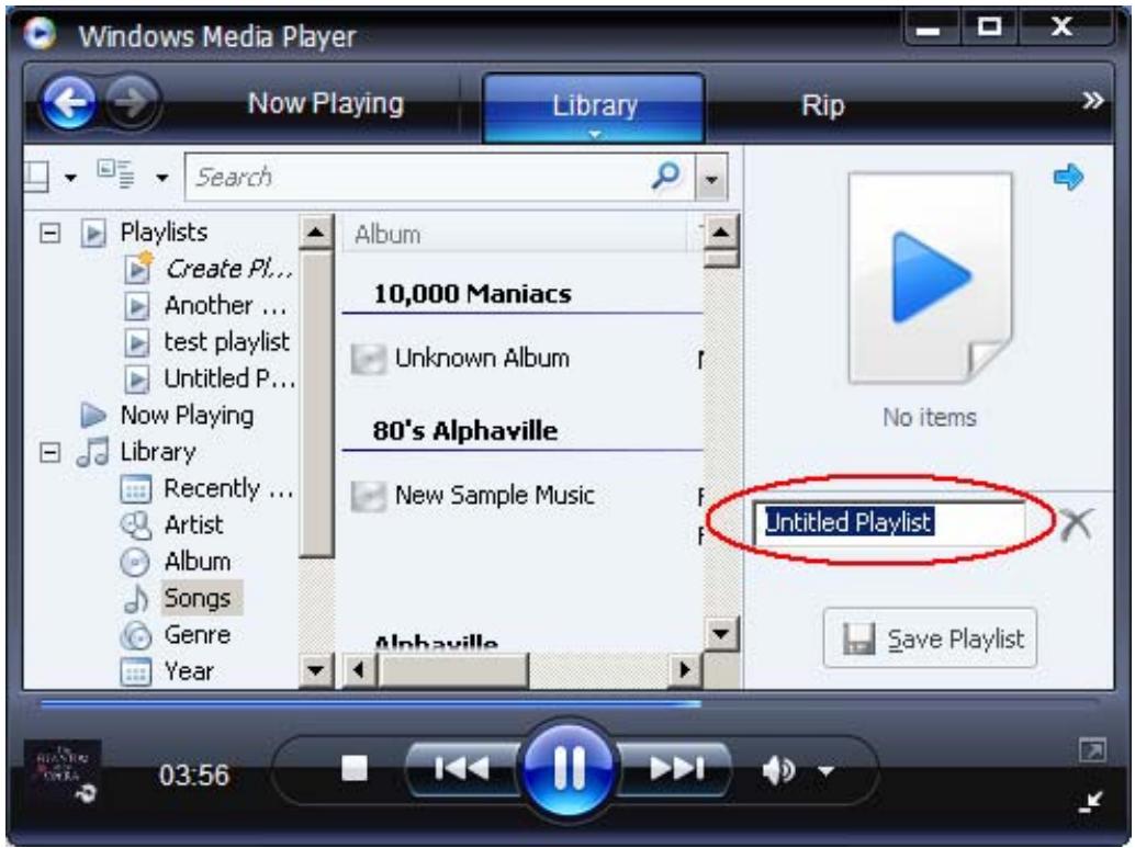 SANDISK E200 - Create Playlist - 3