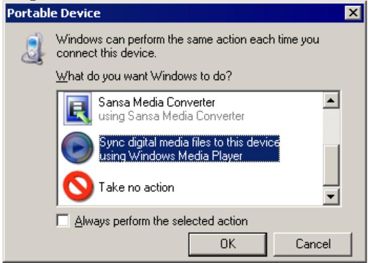 SANDISK E200 - Transfer Playlist - 1