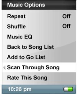 SANDISK E200 - Scan through Song - 1