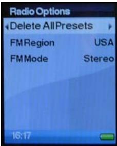 SANDISK E200 - Radio Options - 1