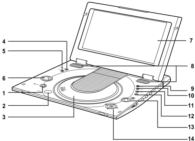 SAMSUNG DVD-L1200 - Front View - 1