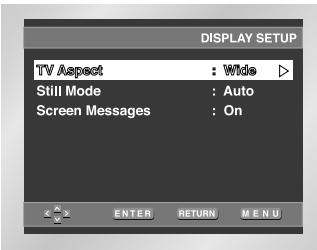 SAMSUNG DVD-L1200 - Screen Messages - 2