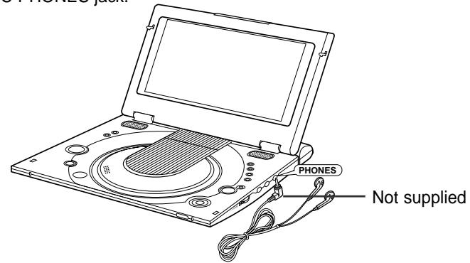 SAMSUNG DVD-L1200 - How to use headphones - 1