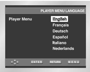 SAMSUNG DVD-L1200 - Using the Player Menu Language - 2