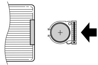 SAMSUNG DVD-L1200 - Installing the Battery in the Remote - 2
