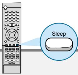 SAMSUNG HT-DM550 - Press the Sleep button. - 1