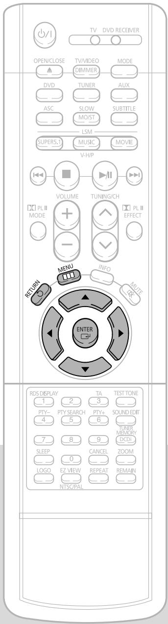 SAMSUNG HT-DS1000 - Setting the Delay Time - 1