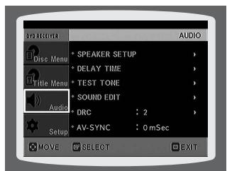 SAMSUNG HT-DS1000 - Setting the Delay Time - 3