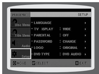 SAMSUNG HT-DS1000 - Setting TV Screen type - 3