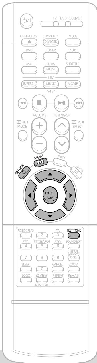 SAMSUNG HT-DS1000 - Setting the Speaker Mode - 5