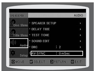 SAMSUNG HT-DS1000 - AV SYNC Setup - 2