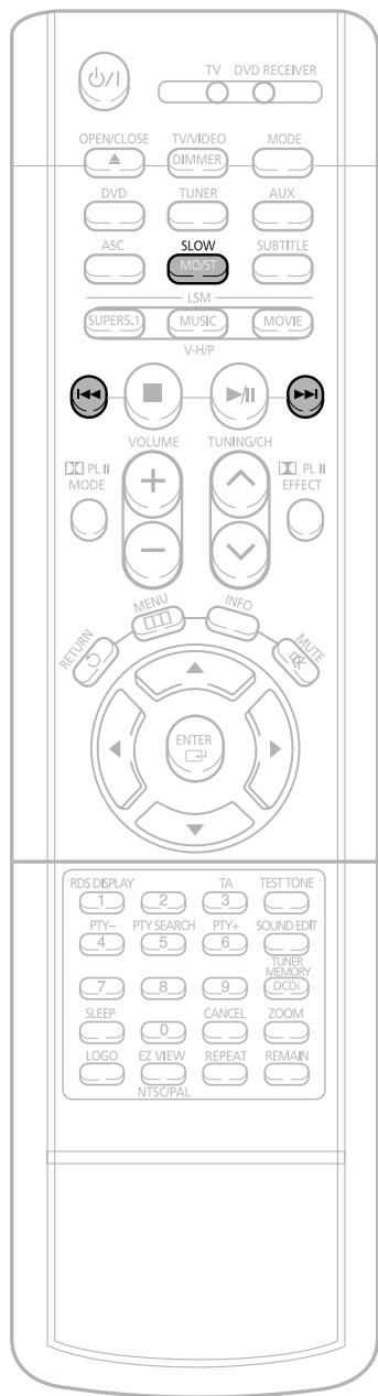 SAMSUNG HT-DS1000 - Press SLOW button. - 4