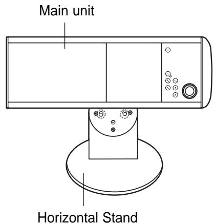 SAMSUNG HT-DS1000 - Horizontal Stand (supplied) - 1