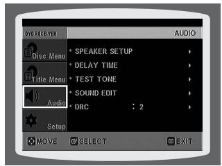 SAMSUNG HT-DS630T - Method 1 When adjusting the audio quality using the setup screen - 2