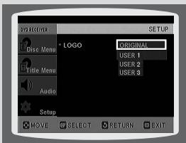 SAMSUNG HT-DS630T - Setting the Wallpaper - 3