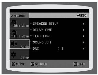 SAMSUNG HT-DS630T - Setting the Test Tone - 2