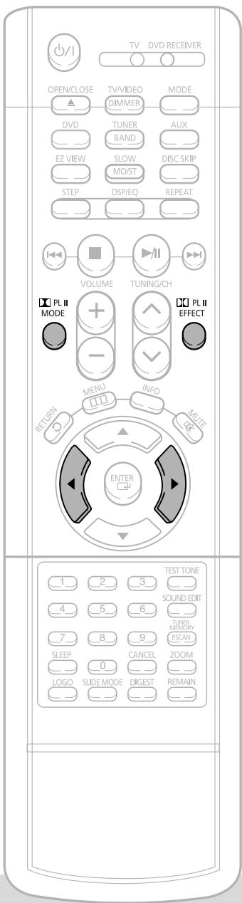 SAMSUNG HT-DS630T - Press PL II MODE button. - 2