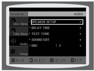 SAMSUNG HT-DS650 - Setting the Speaker Mode - 3