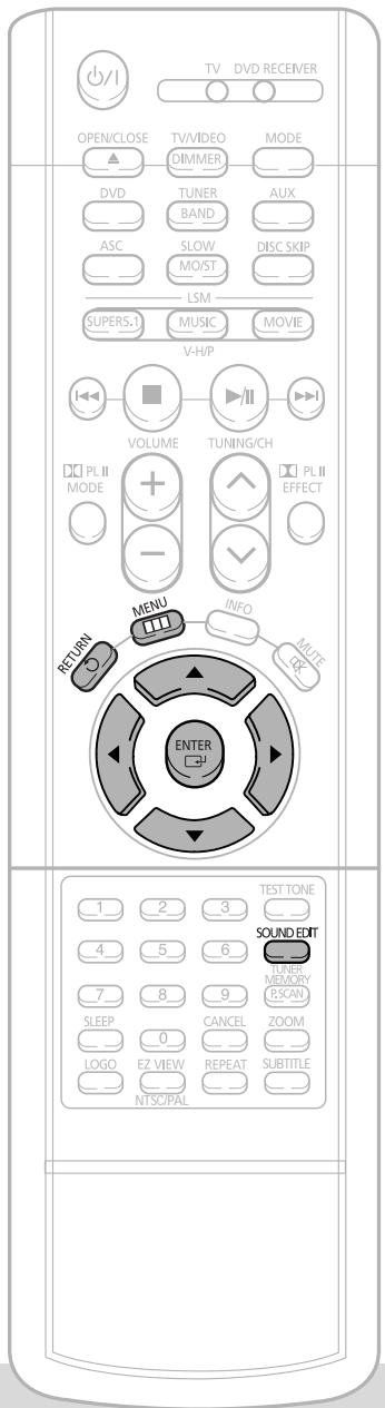 SAMSUNG HT-DS650 - Setting the Audio Quality - 1