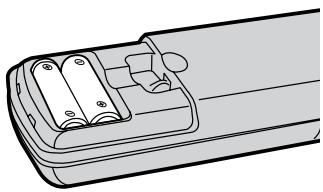 SAMSUNG HT-DS650 - Insert Remote Batteries - 2