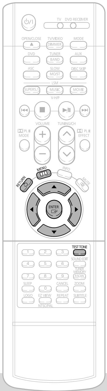 SAMSUNG HT-DS650 - Setting the Speaker Mode - 5