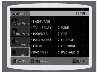 SAMSUNG HT-DS650 - Setting TV Screen type - 3
