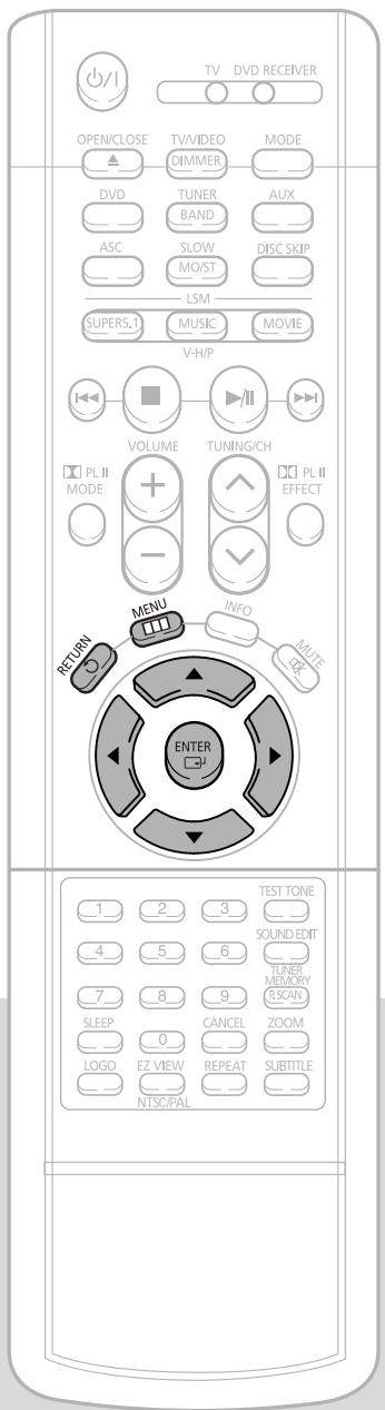SAMSUNG HT-DS650 - Setting the Delay Time - 1