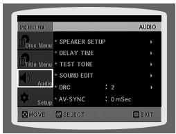 SAMSUNG HT-P1200 - Setting the Speaker Mode - 3