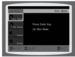 SAMSUNG HT-P1200 - Using Disc Menu - 7