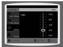 SAMSUNG HT-P1200 - Setting the DRC (Dynamic Range Compression) - 4