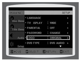 SAMSUNG HT-P1200 - To select one of the 3 wallpaper settings you've made - 3