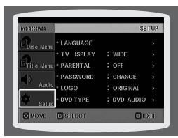 SAMSUNG HT-P1200 - Setting the Language - 3