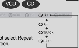 SAMSUNG HT-P1200 - To Select a Repeat Playback Mode in the Disc Information Screen - 2