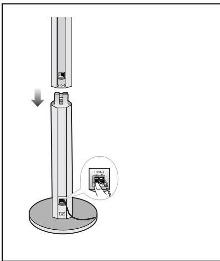 SAMSUNG HT-P1200 - Assembling the Speakers - 1