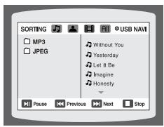 SAMSUNG HT-P1200 - Playing Media Files using the USB HOST feature - 2
