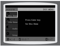 SAMSUNG HT-P1200 - Using Disc Menu - 1
